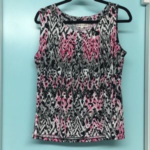 Evan Picone Sleeveless Tank TOP Size XL